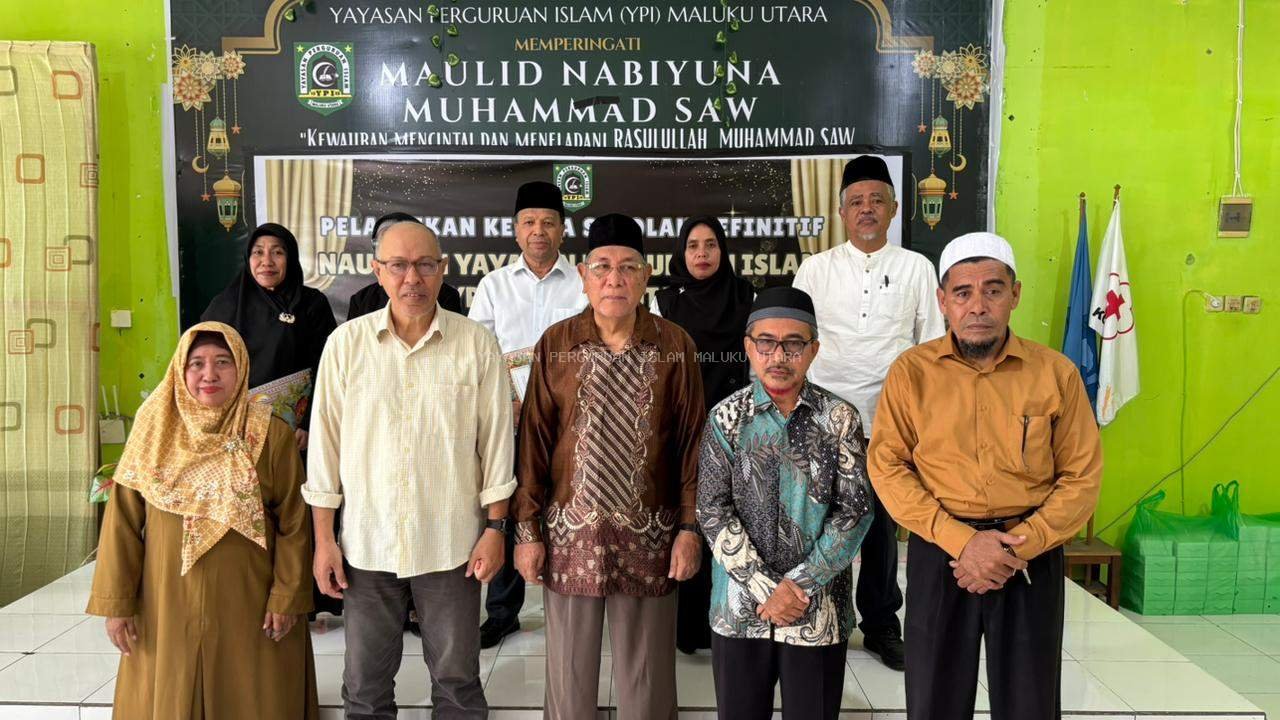 Pelantikan Kepala Sekolah Lingkup Yayasan Perguruan Islam (YPI) Maluku Utara
